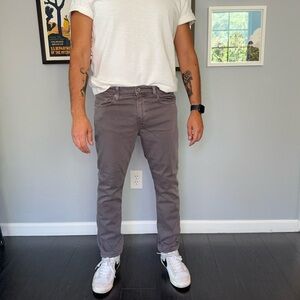 PAIGE Lennox Slim fit Jeans Size 34x33 in Lavender/Gray